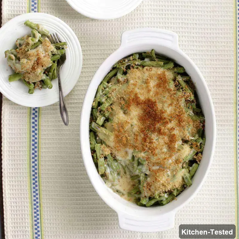 Healthy Green Bean Casserole healthy green bean casserole