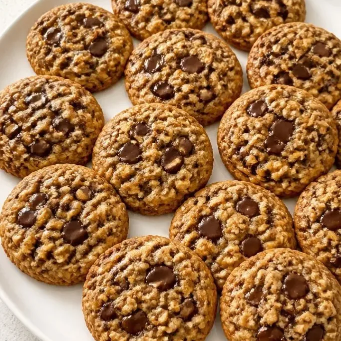 healthy oatmeal chocolate chip cookies