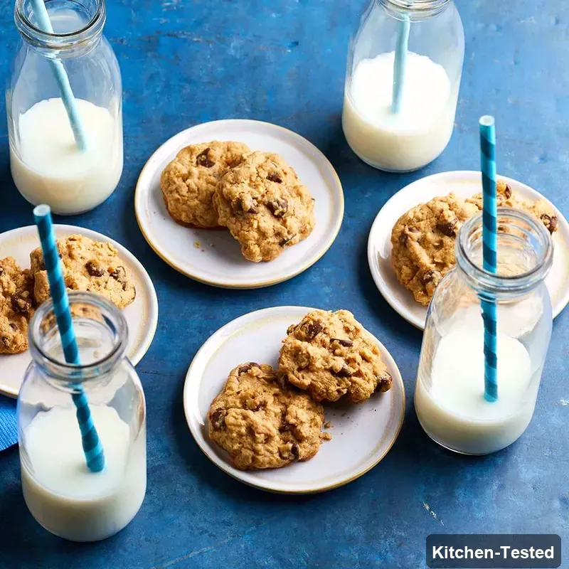 Healthy Oatmeal-Chocolate Chip Cookies healthy oatmeal chocolate chip cookies