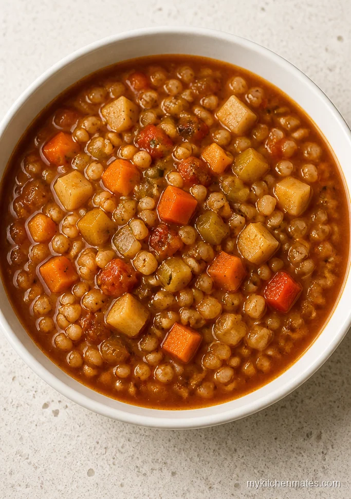 Hearty Barley Root Vegetable Soup