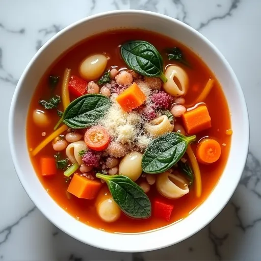 Hearty Bean and Pasta Minestrone