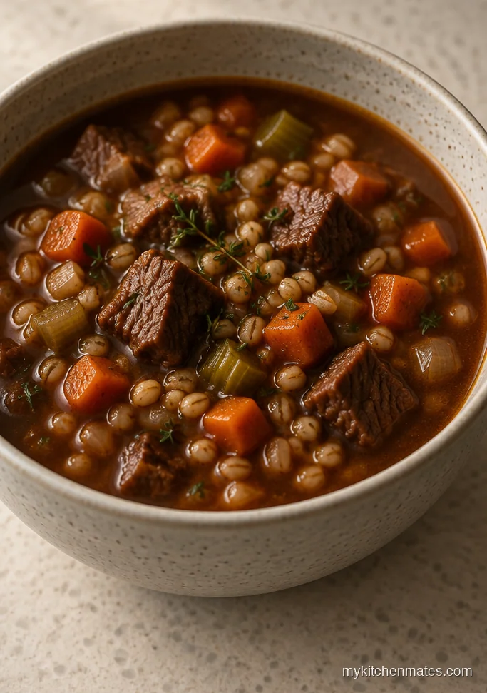 Hearty Beef And Barley Soup
