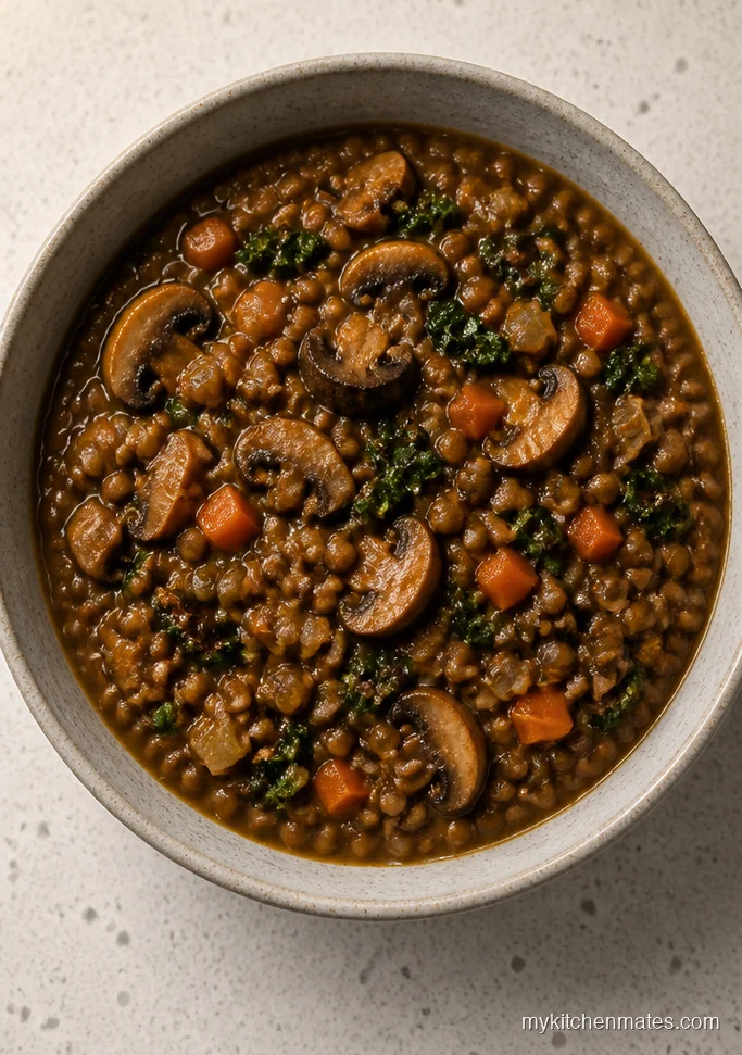 Hearty Lentil and Mushroom Stew