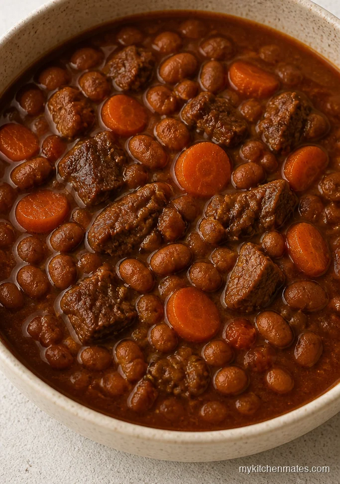 Hearty Pinto Bean and Beef Stew