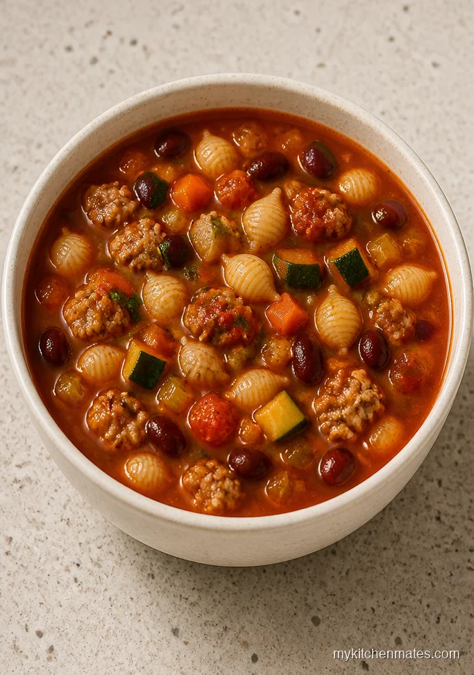 Hearty Sausage Minestrone