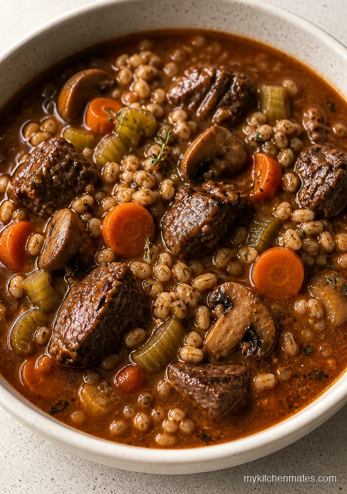 Hearty Venison and Barley Stew