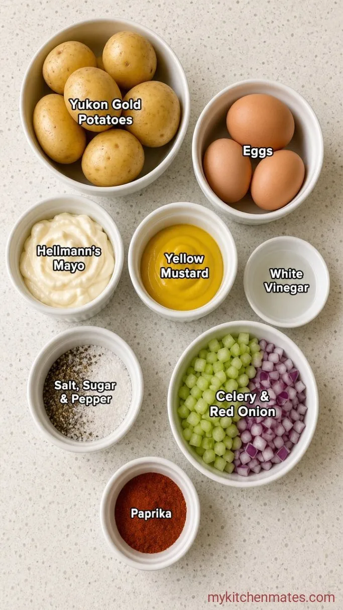 Hellmann’s Potato Salad (Extra Creamy, Never Watery) Ingredients