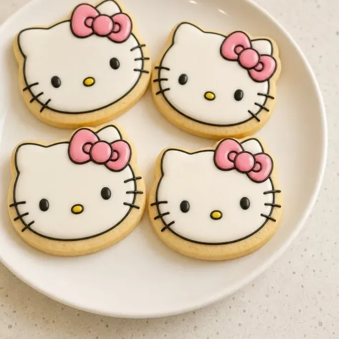 Hello Kitty Sugar Cookies