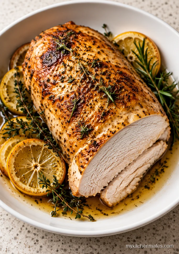 Herb and Lemon Brined Turkey Breast