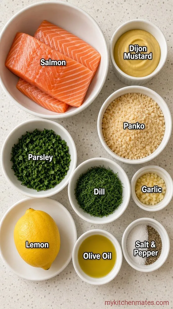 Herb Crusted Salmon (Ready in 25 Minutes) Ingredients