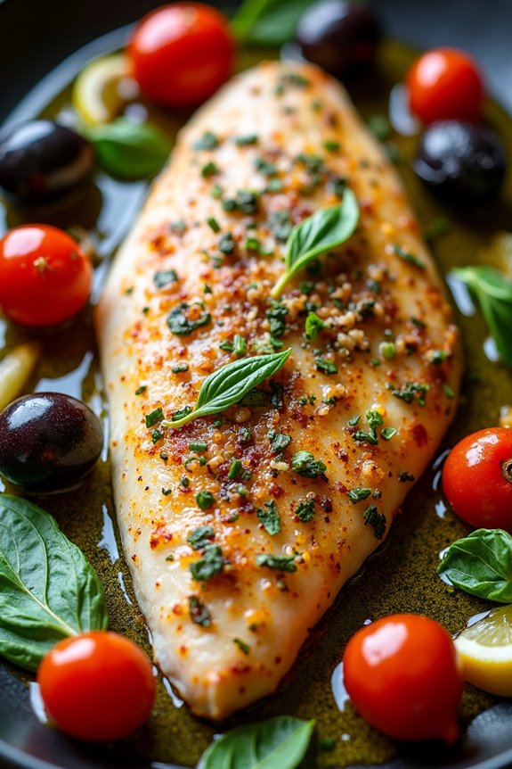 herb roasted tilapia recipe