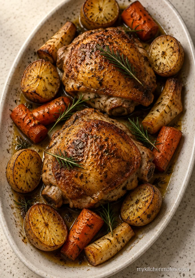 Herbed Chicken and Root Vegetables
