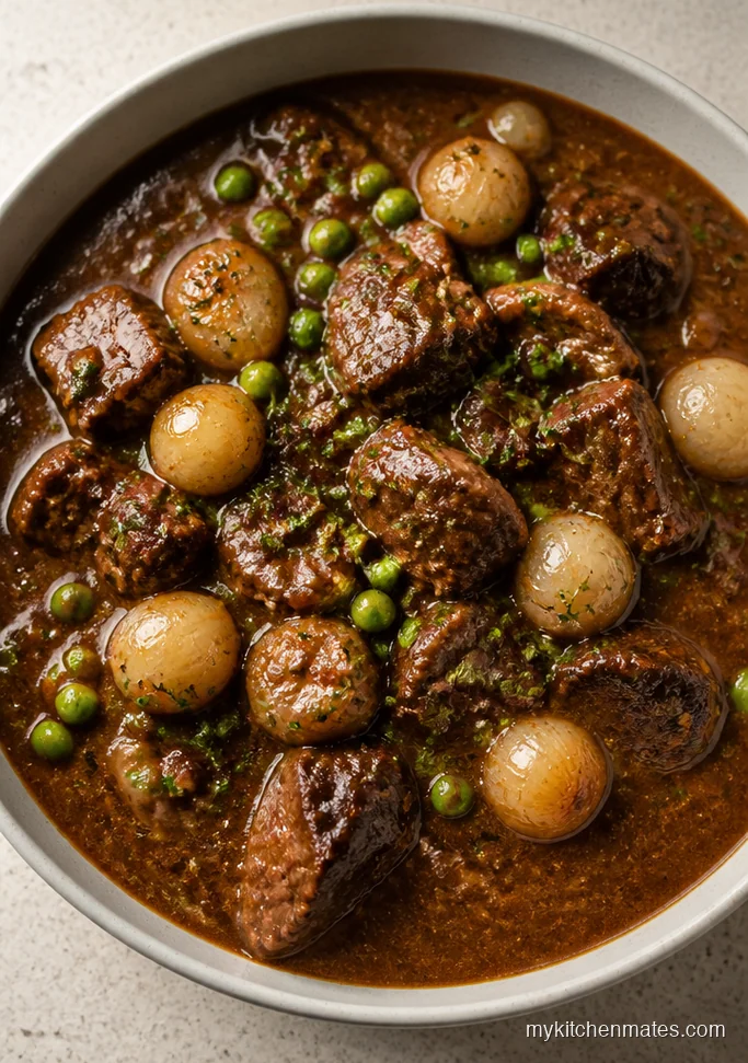 Herbed Pearl Onion Oven Beef Stew