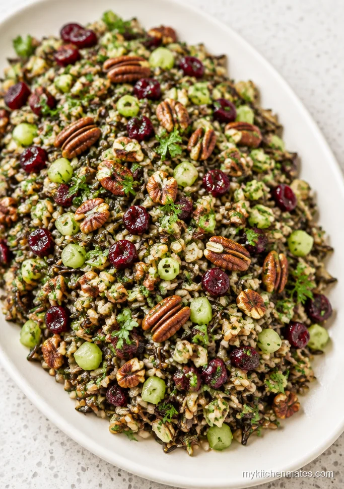 Herbed Wild Rice and Cranberry Salad
