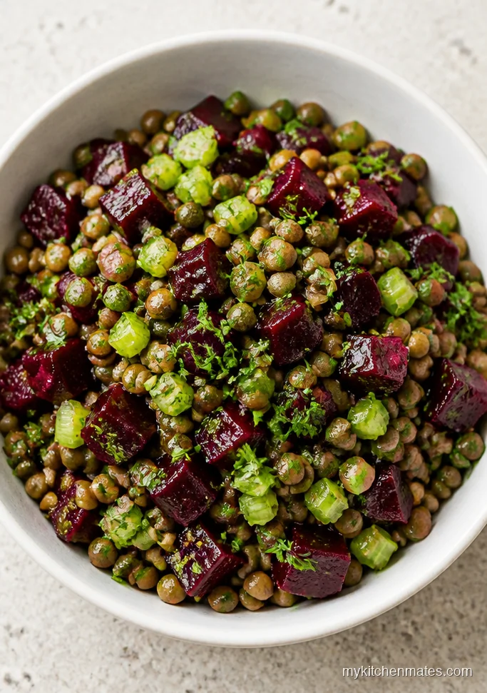 Herby Beet and Lentil Salad