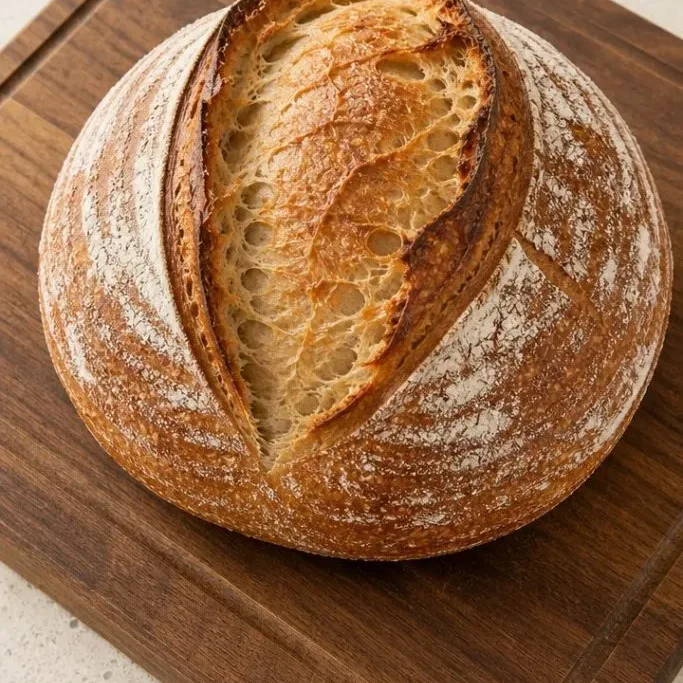 No-Knead High Hydration Sourdough Bread High Hydration Sourdough Bread