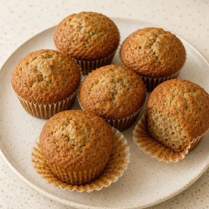 High Protein Banana Muffins