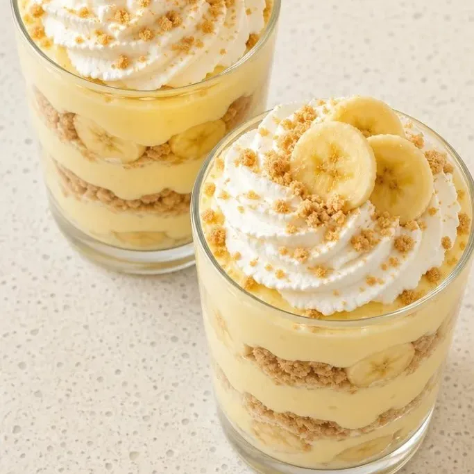 No-Bake Creamy High Protein Banana Pudding High Protein Banana Pudding