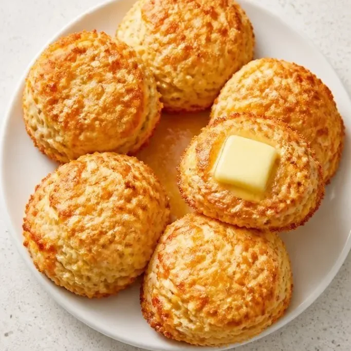 Fluffy Cottage Cheese Breakfast Biscuits (High Protein) High Protein Breakfast Biscuits