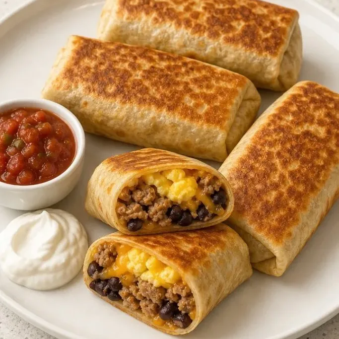 High Protein Breakfast Burrito (Make-Ahead & Freezer-Friendly) High Protein Breakfast Burrito