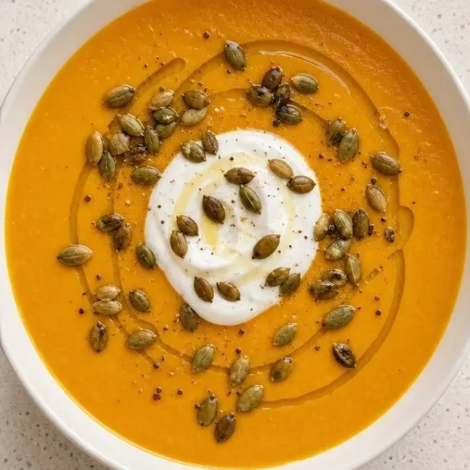 High Protein Butternut Squash Soup