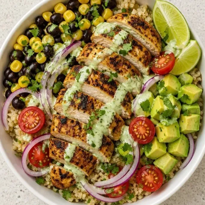 High-Protein Chipotle Chicken Bowl High Protein Chicken Bowl