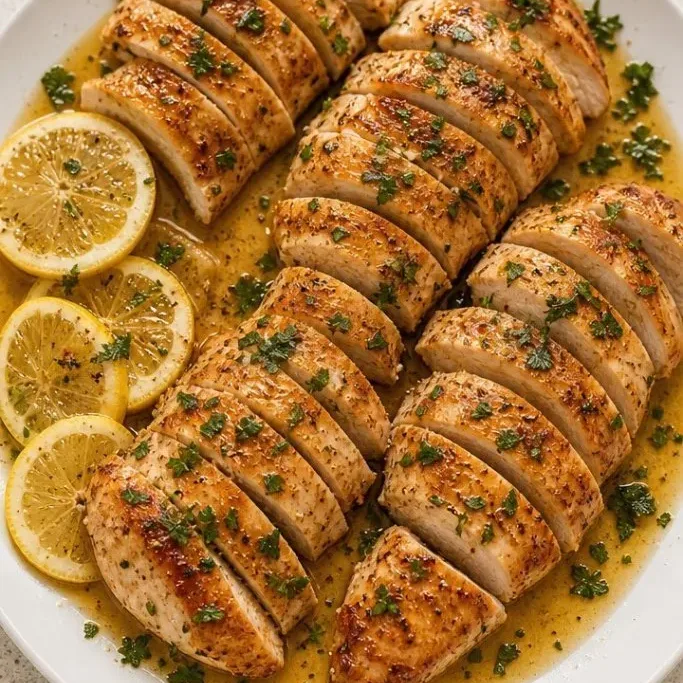 Juicy High Protein Chicken Breast with Lemon and Herbs High Protein Chicken Breast