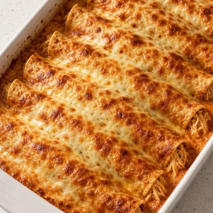 High Protein Chicken Enchiladas