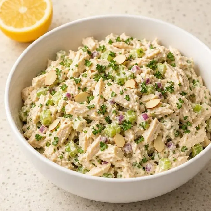 Creamy High Protein Chicken Salad (No Mayo) High Protein Chicken Salad