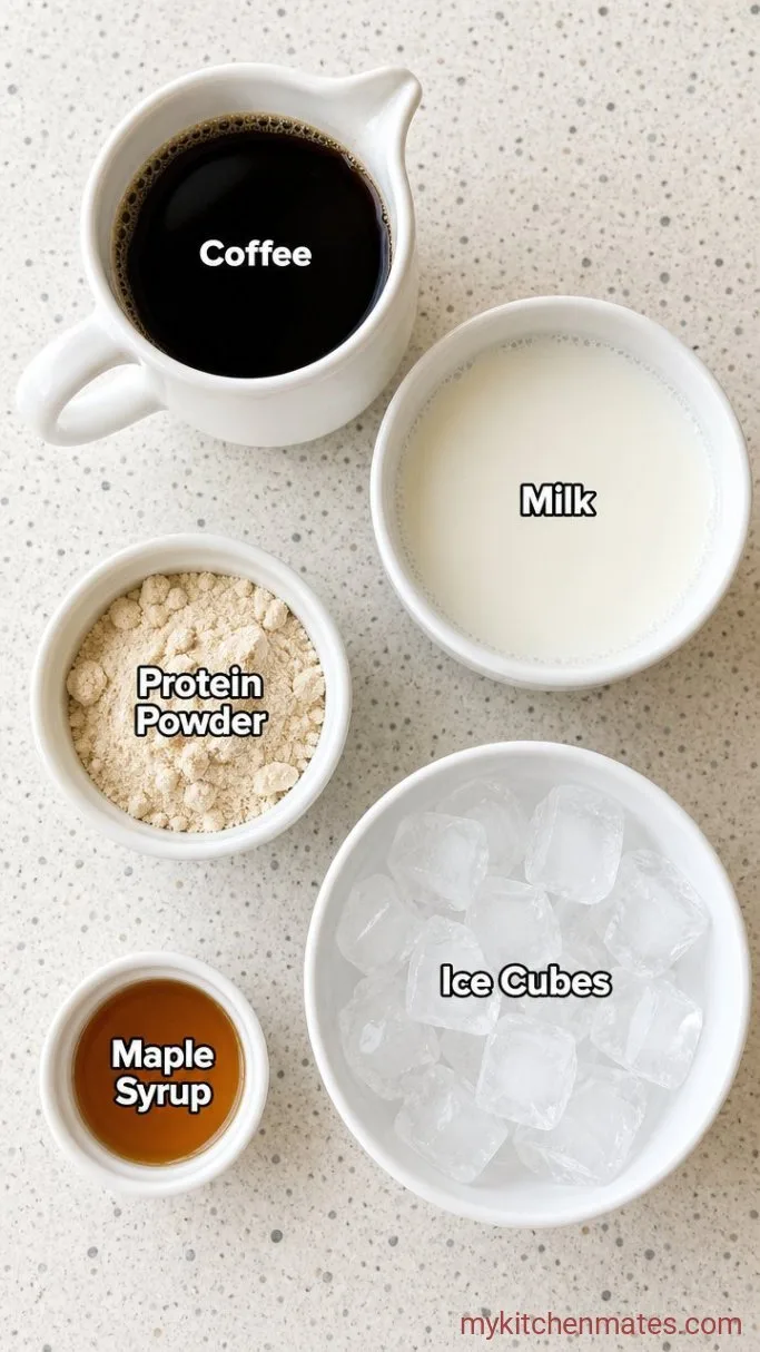 5-Minute High Protein Coffee Ingredients