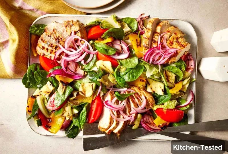 High-Protein Grilled Chicken Salad high protein grilled chicken salad