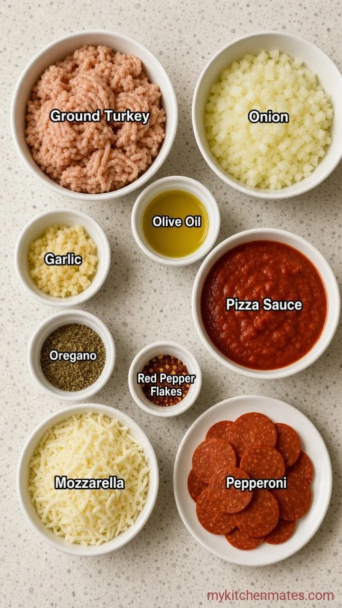 High Protein Pizza Bowl (Ready in 20 Minutes) Ingredients