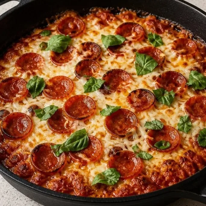 High Protein Pizza Bowl (Ready in 20 Minutes) High Protein Pizza Bowl