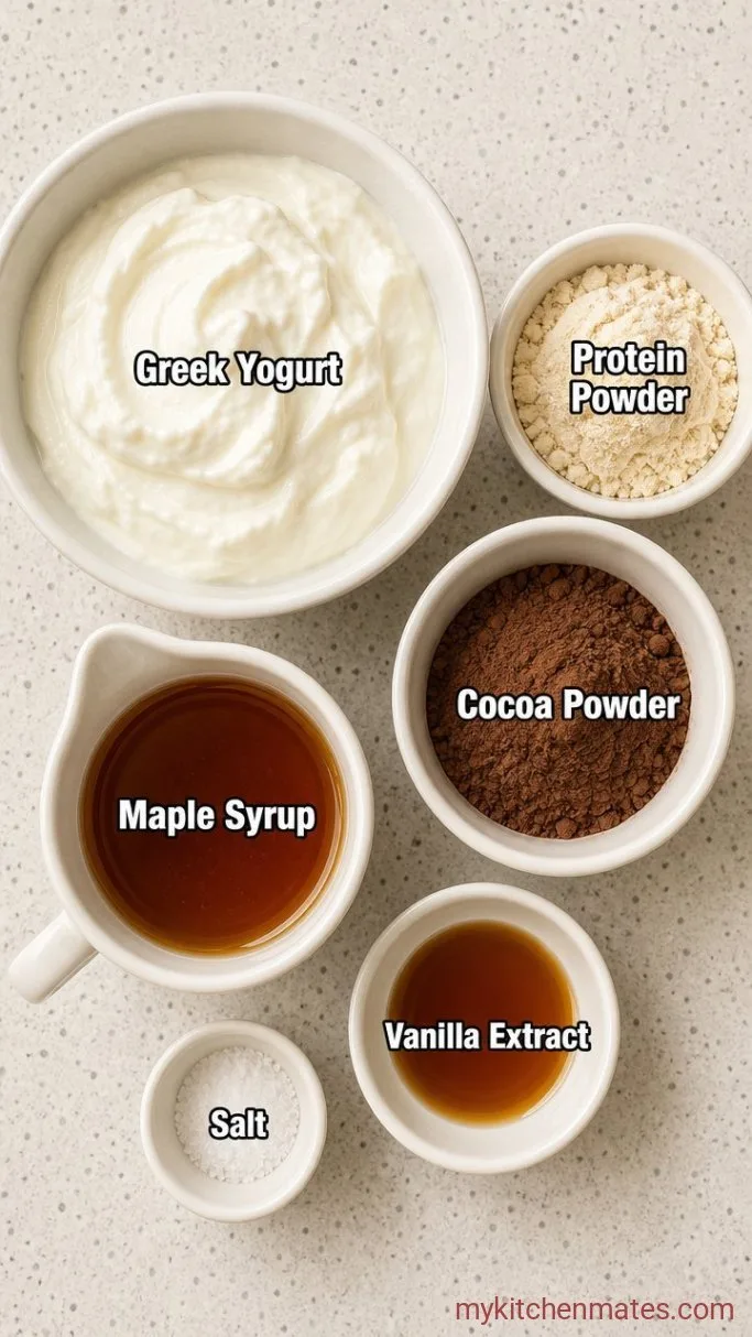 5-Minute High Protein Pudding Ingredients