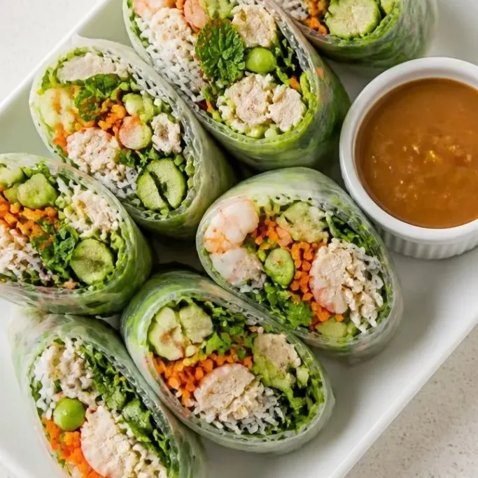 High Protein Spring Rolls
