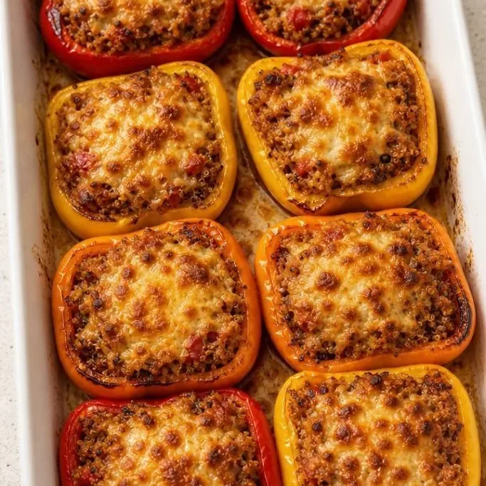 High Protein Stuffed Peppers