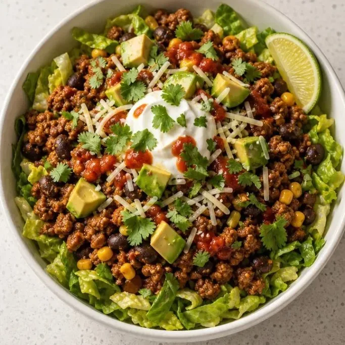 30-Minute High Protein Taco Bowls High Protein Taco Bowl