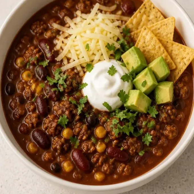 High Protein Taco Soup