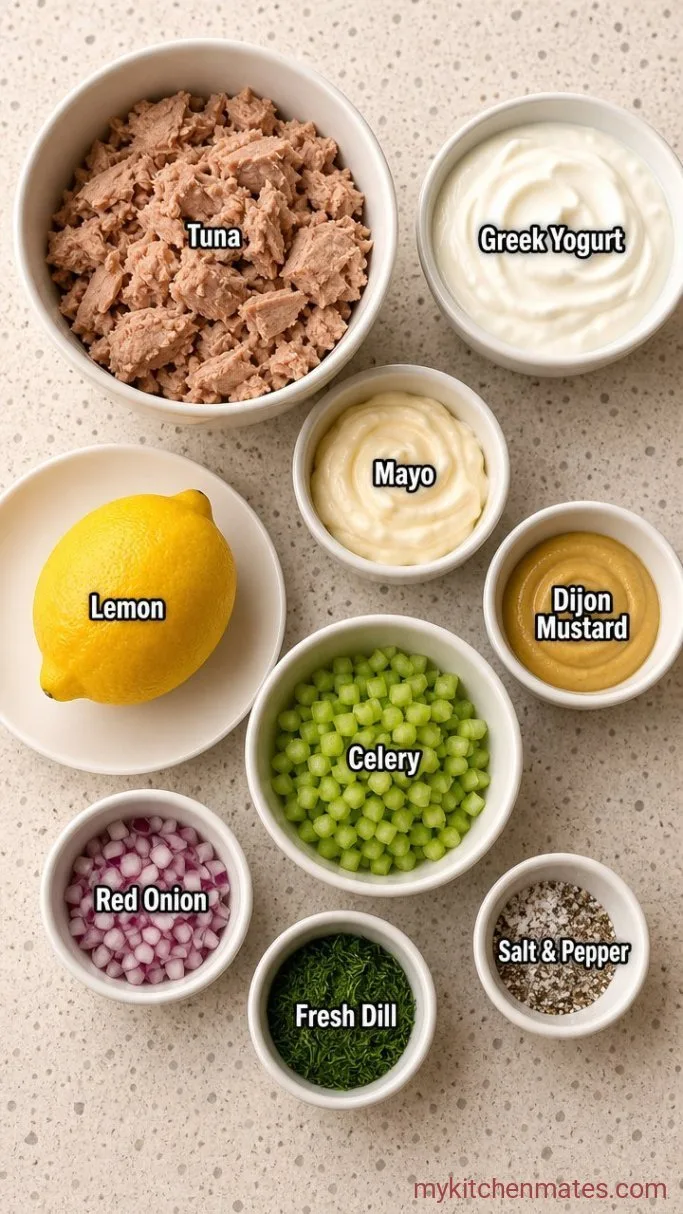 High Protein Tuna Salad (Meal Prep Friendly) Ingredients