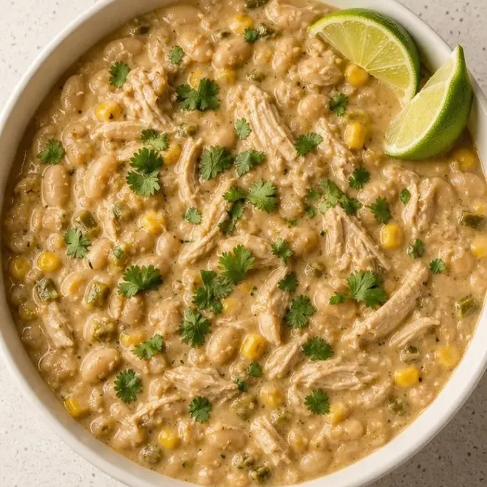 High Protein White Chicken Chili (Stovetop, 40 Minutes) High Protein White Chicken Chili