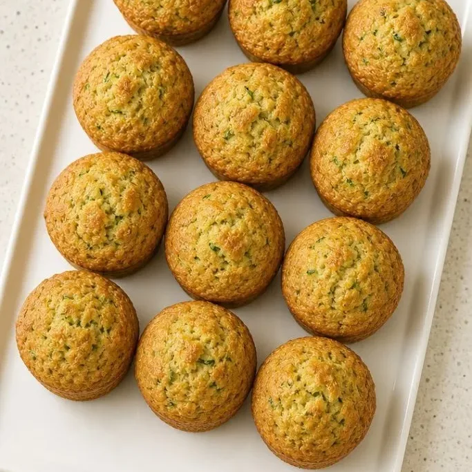 High Protein Zucchini Muffins