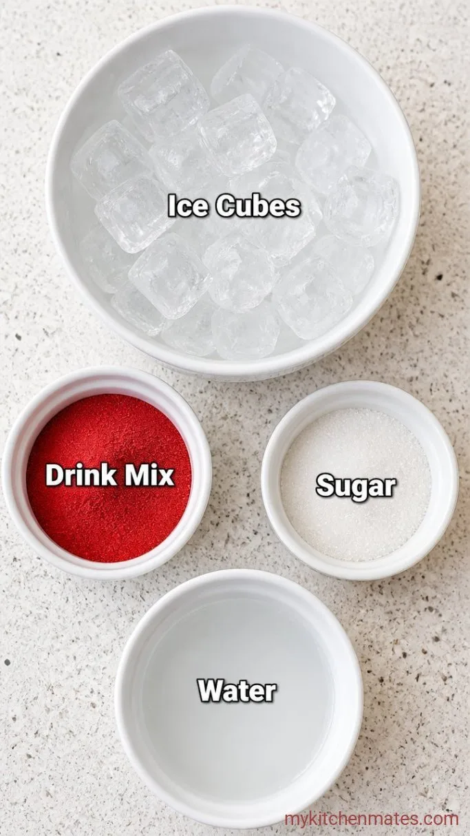 Homemade Icee Slushie (Ready in 5 Minutes) Ingredients