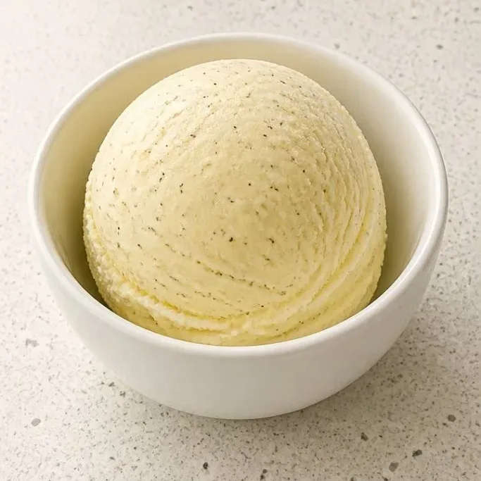 homemade vanilla ice cream
