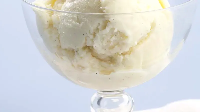 Homemade Vanilla Ice Cream Food photo of Homemade Vanilla Ice Cream