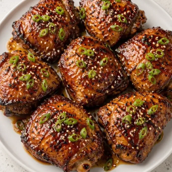 One-Pan Sticky Honey Baked Chicken Thighs Honey Baked Chicken