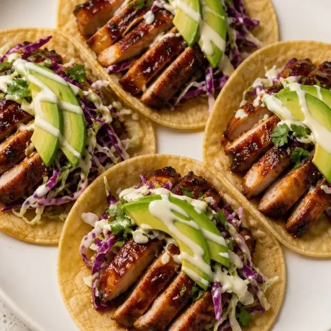 30-Minute Sticky Honey Chipotle Chicken Tacos Honey Chipotle Chicken Tacos
