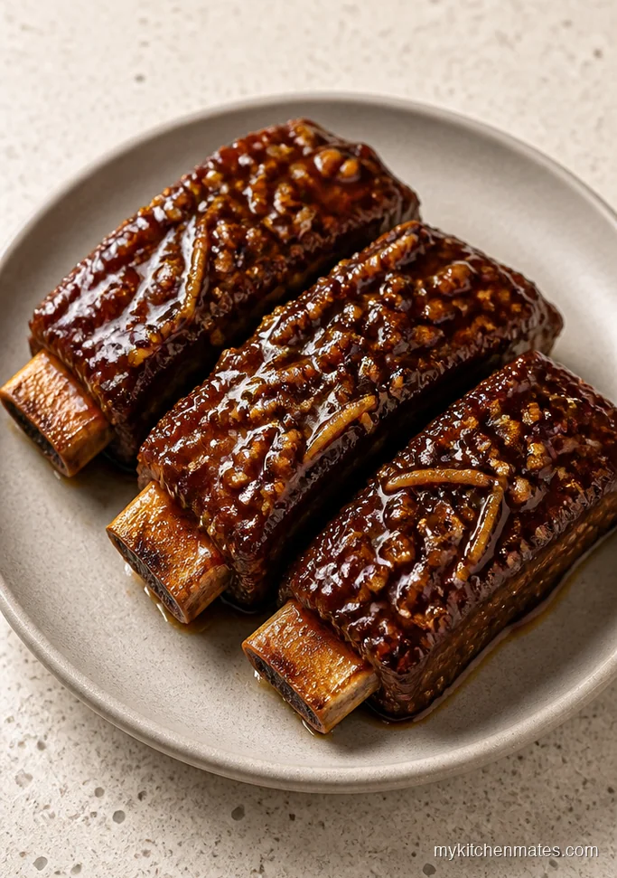 Honey Garlic Brown Sugar Beef Ribs