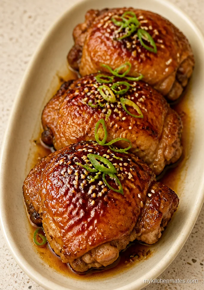 Honey Garlic Chicken Thighs