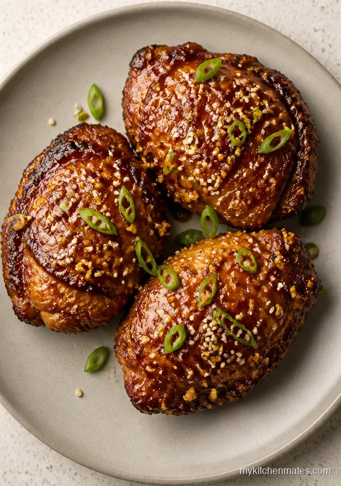Honey Garlic Chicken Thighs