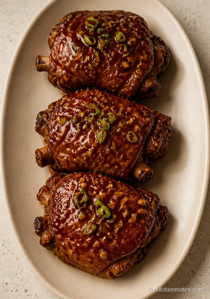 Honey Garlic Chicken Thighs